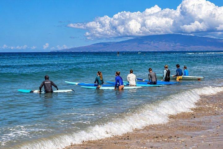 Cours de surf privé pour groupes de 7 personnes ou plus
