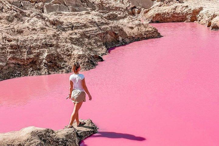 Madaba Mount Nebo Baptism Pink Lake Salt Beach and Dead Sea Tour