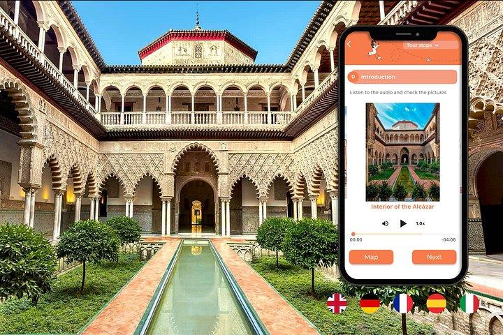 Alcázar von Sevilla: Ticket und selbstgeführte Tour erstellt von Guía