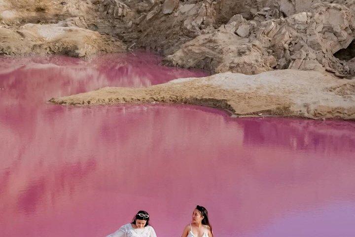マダバ、ネボ山、ピンクレイク、塩のビーチ、死海プライベートツアー