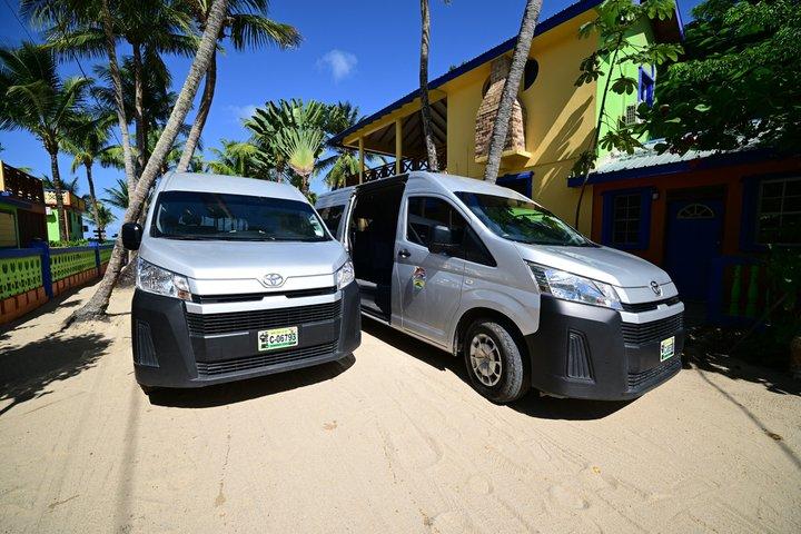Belize Internationale Lufthavn til Hopkins Village (privat shuttle)