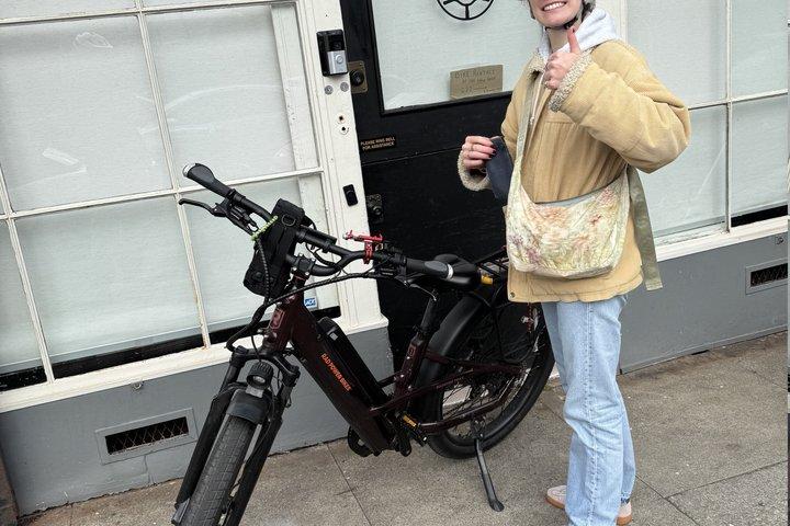 サンフランシスコ 電動自転車レンタル ゴールデンゲートとGPSルート