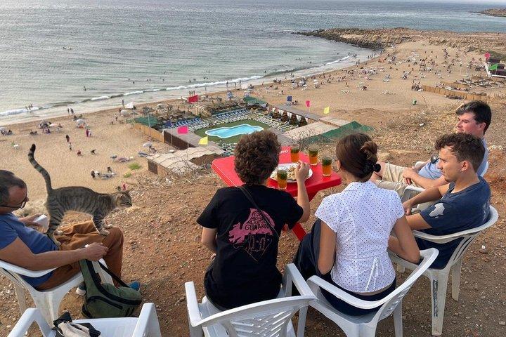 Tangier: sunset, camel ride, capo tea, esparte and caves