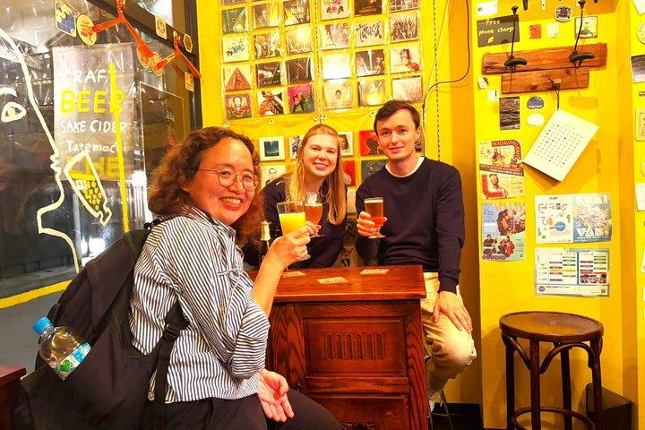 Yokohama : Kies-je-stops Bar & Food Hopping Tour
