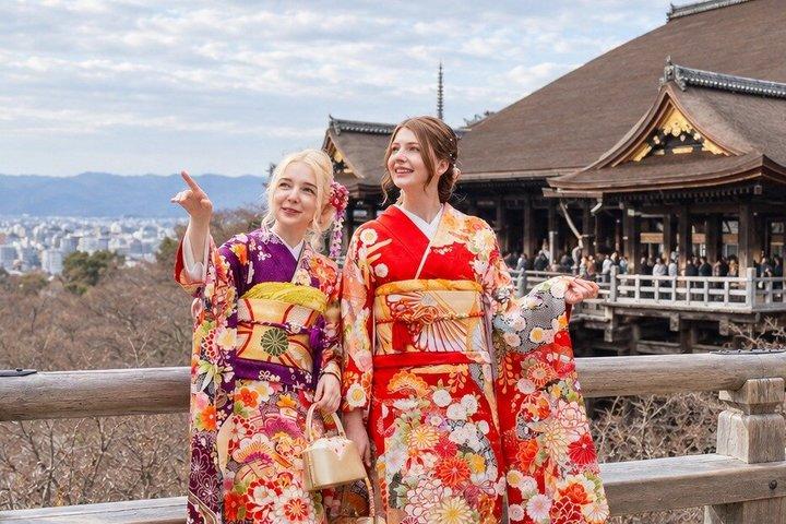 Kioto: Alquiler de Kimono más cerca del templo Kiyomizu-dera