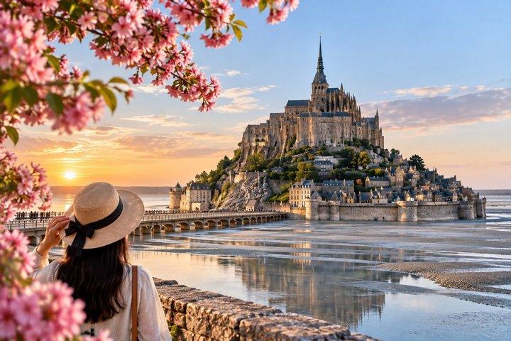 Tour Privado de Mont St Michel de Le Havre em Mandarim