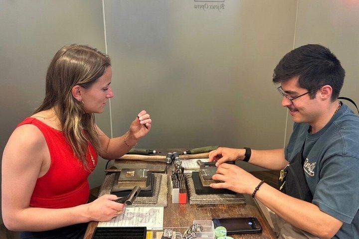 Osaka Custom JewelryMaking Workshop with Engraved Ring or Pendant