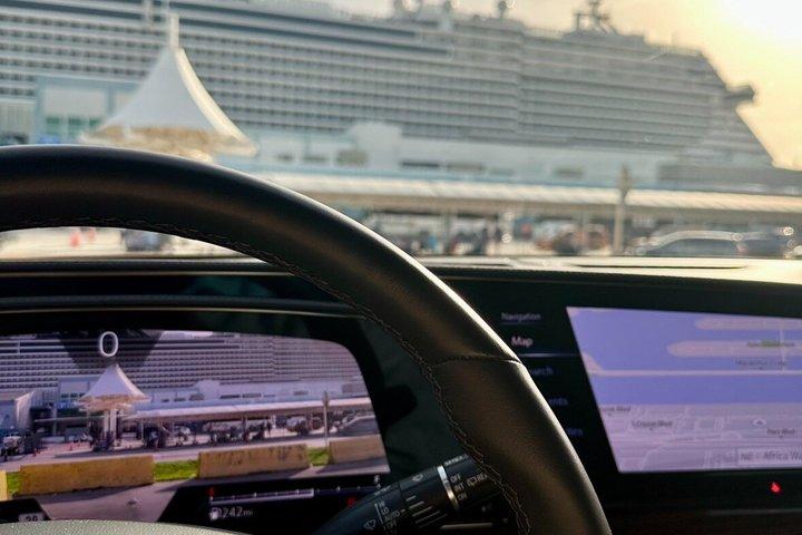 マイアミ港からMIAプライベートストップオーバー送迎 3時間