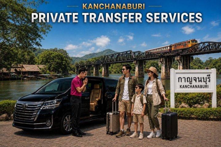 Kanchanaburi Premier Private Charter con conductor de habla Inglés