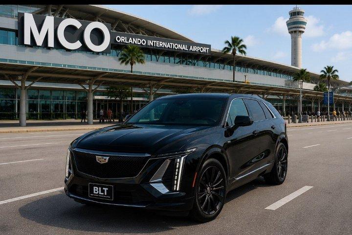 プライベートセダン送迎：オーランド空港からポートカナベラルへ