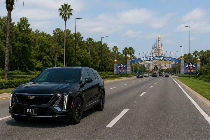 プライベートセダン送迎：オーランド空港からポートカナベラルへ