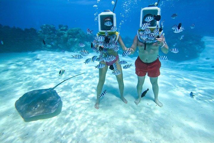 Helmet Diving Bora Bora – Underwater Walk with Aqua Safari