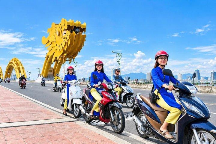 DaNang City Tour Scooter Sightseeing & Cafe Culture By Lady Rider