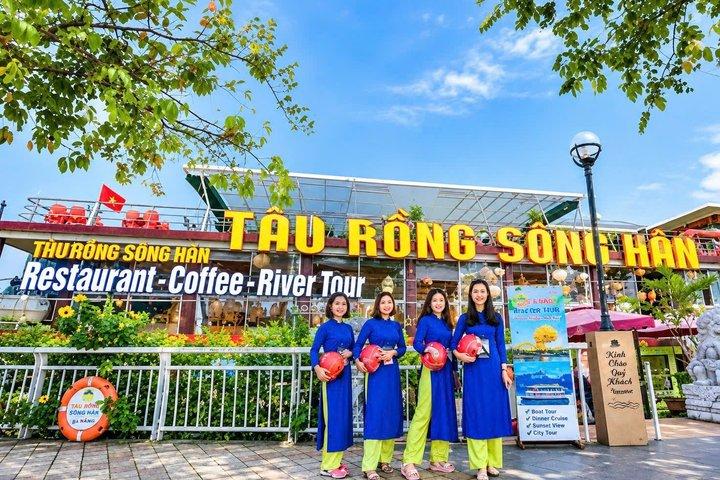 Da Nang Sunset Food Tour Scooter & Han River Cruise von Lady Rider