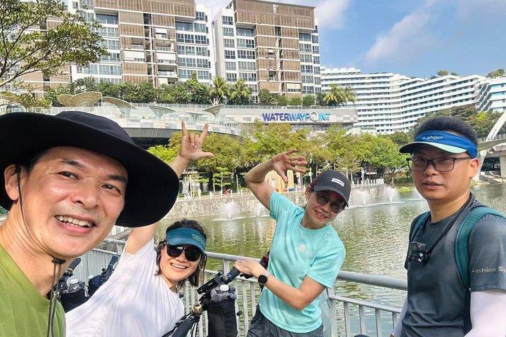 シンガポールサンライズサイクリングツアー（隠れた自然+ローカル朝食）