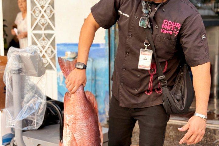 プエルト・バジャルタ市場ツアー、料理教室＆テキーラ試食