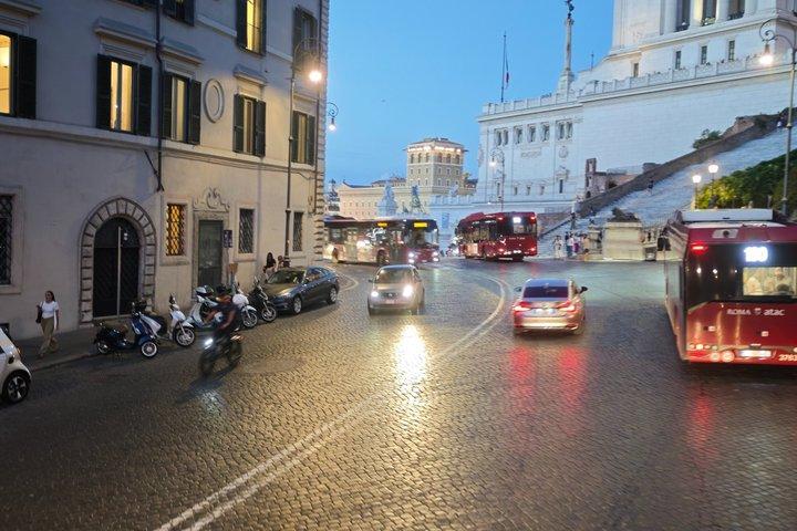 Rome by Night 75 Minute Open Top Panoramic Bus Tour
