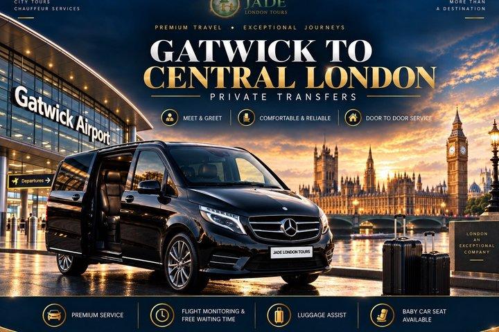 Privater Gatwick Flughafentransfer nach London