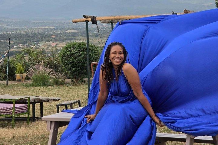 Flying Dresses Photo Shoot Experience in Arusha Tanzania