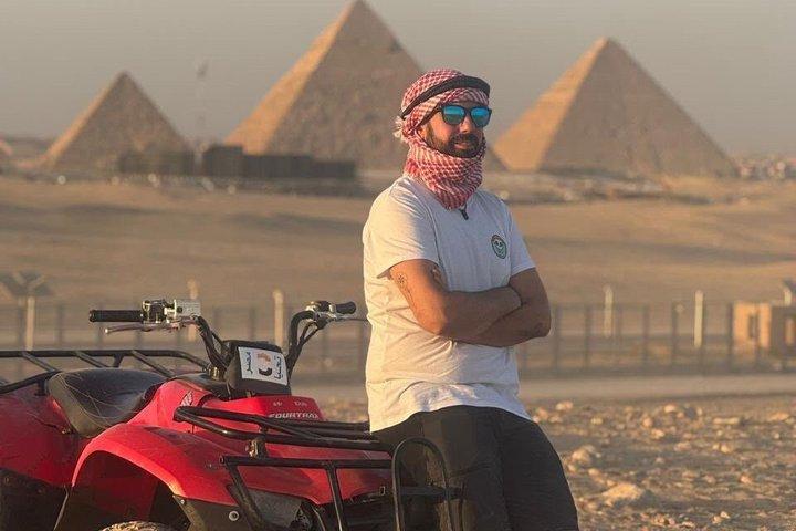プライベートピラミッドATV、ハーン・エル・ハリーリ、ナイルフェルーカ＆無料ディナー