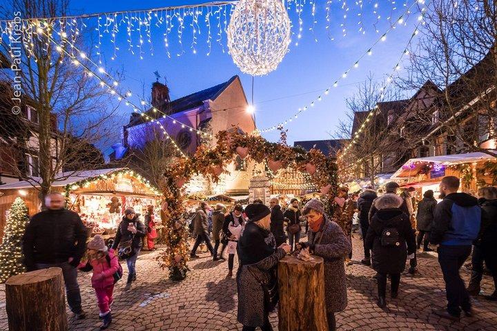 コルマール発:エーギスハイムとリクヴィールのクリスマス マーケット