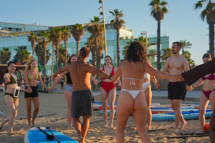 Paddle Surf à Barcelone