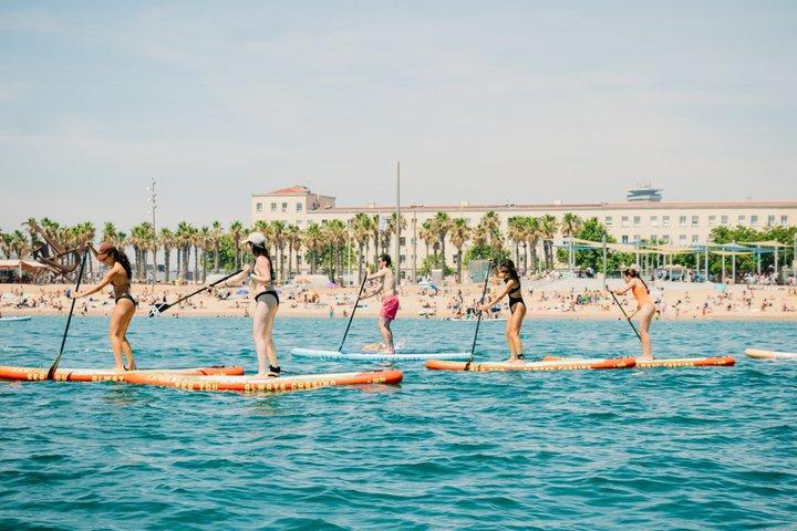 Paddle Surf à Barcelone