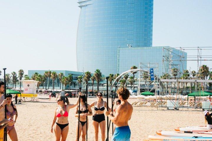 Paddle Surf à Barcelone