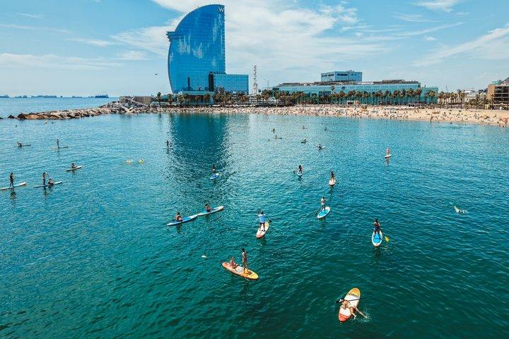 Paddle Surf à Barcelone