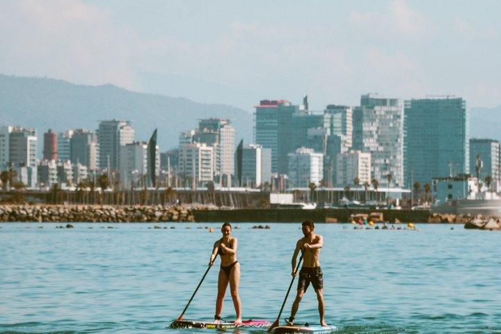 Paddle Surf à Barcelone