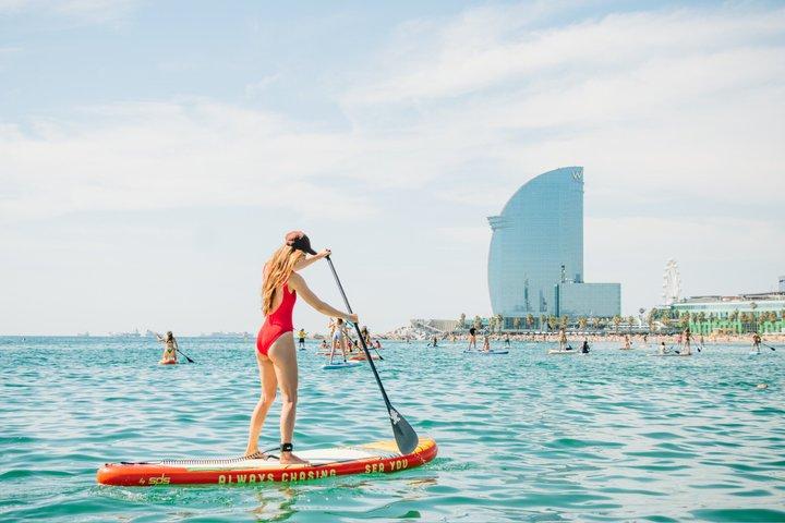 Paddle Surf à Barcelone