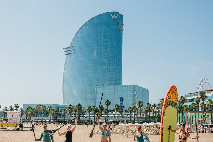 Paddle Surf à Barcelone