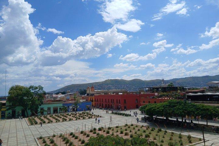 オアハカ市、通りを歩き、市場を巡り、美術館に立ち寄る。