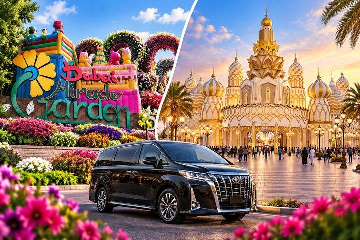 Dubai Miracle Garden&Global Village Tickets with Private Transfer