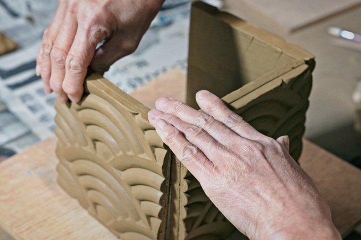 京都最後の京瓦窯 京商によるプライベートタイル製作