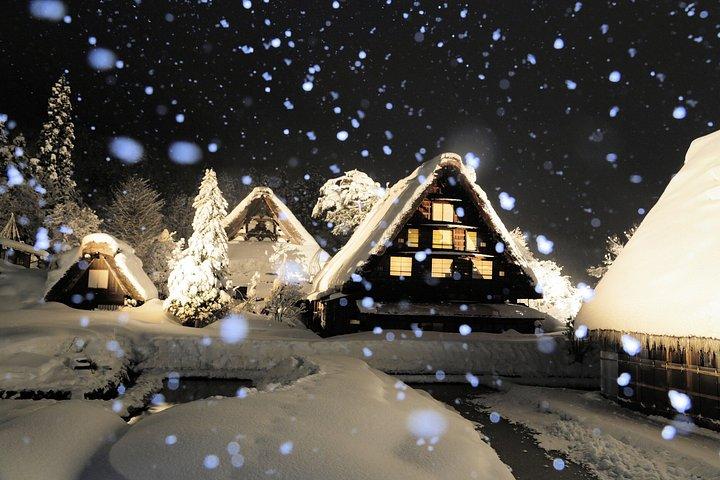 東京発 飛騨高山・白川郷ライトアップ2日間日帰り旅行