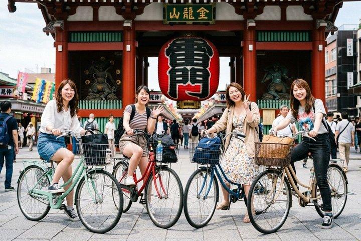 Tokyo Stadtgeschichte Fahrradtour mit zertifiziertem Fortgeschrittenen