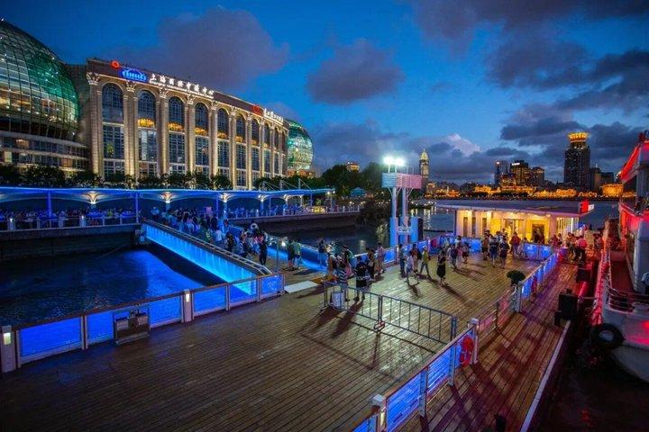 黄浦江クルーズ&上海バンドシティの夜景ツアー