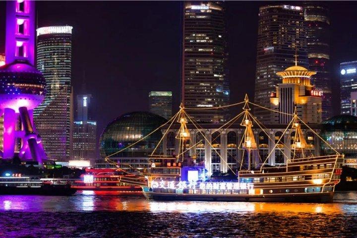 黄浦江クルーズ＆上海バンドシティの夜景ツアー