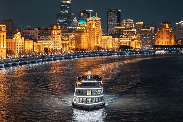 黄浦江クルーズ＆上海バンドシティの夜景ツアー