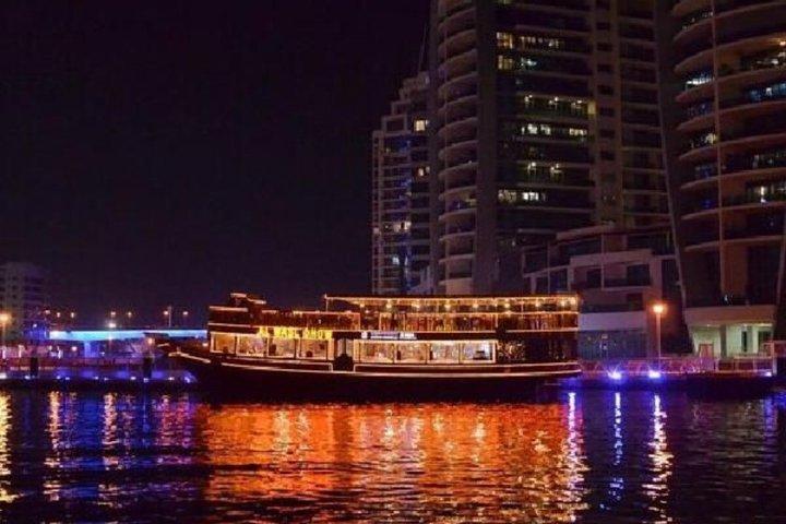 Dubai Creek Dhow Cruise with BBQ and Show