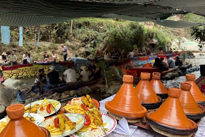 Marrakech: Ourika Waterfall, Atlas Mountain, Guide &River Lunch