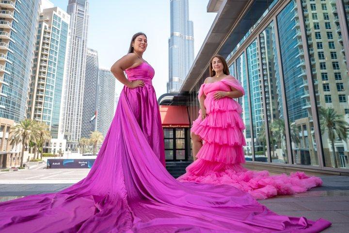 Dubai Flying Gown Photo Session