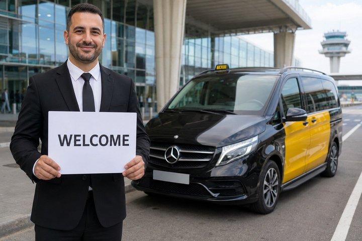 Privétaxi-transfer van Barcelona Airport naar hotels
