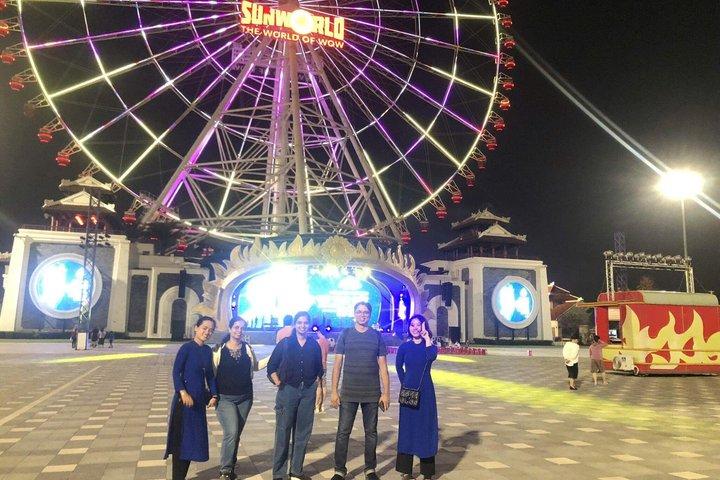ハノイ川クルーズ付きプライベートダナン夜のバイクツアー