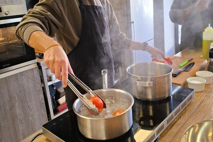 Clase de cocina Nafplio, cata de vinos y almuerzo