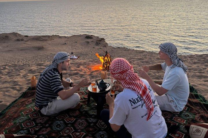Agadir: Sunset Moroccan Dinner & Campfire Under the Stars