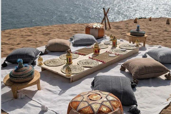 Agadir: Sunset Moroccan Dinner & Campfire Under the Stars