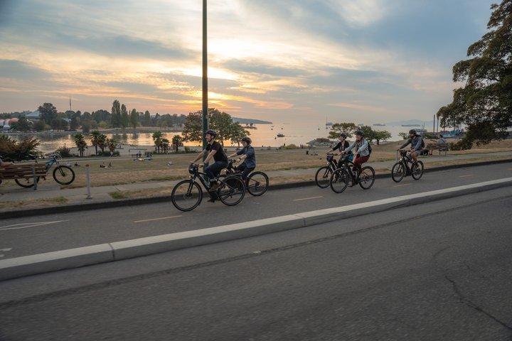Vancouver selvkørende cykel eller Ebike leje