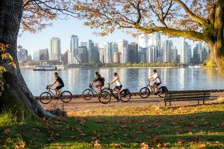 Vancouver selvkørende cykel eller Ebike leje